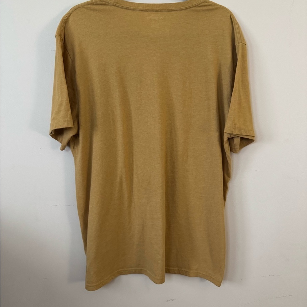 Wrangler Men’s Graphic Ride Or Die T-Shirt Size XL Mustard Yellow - Picture 2 of 3